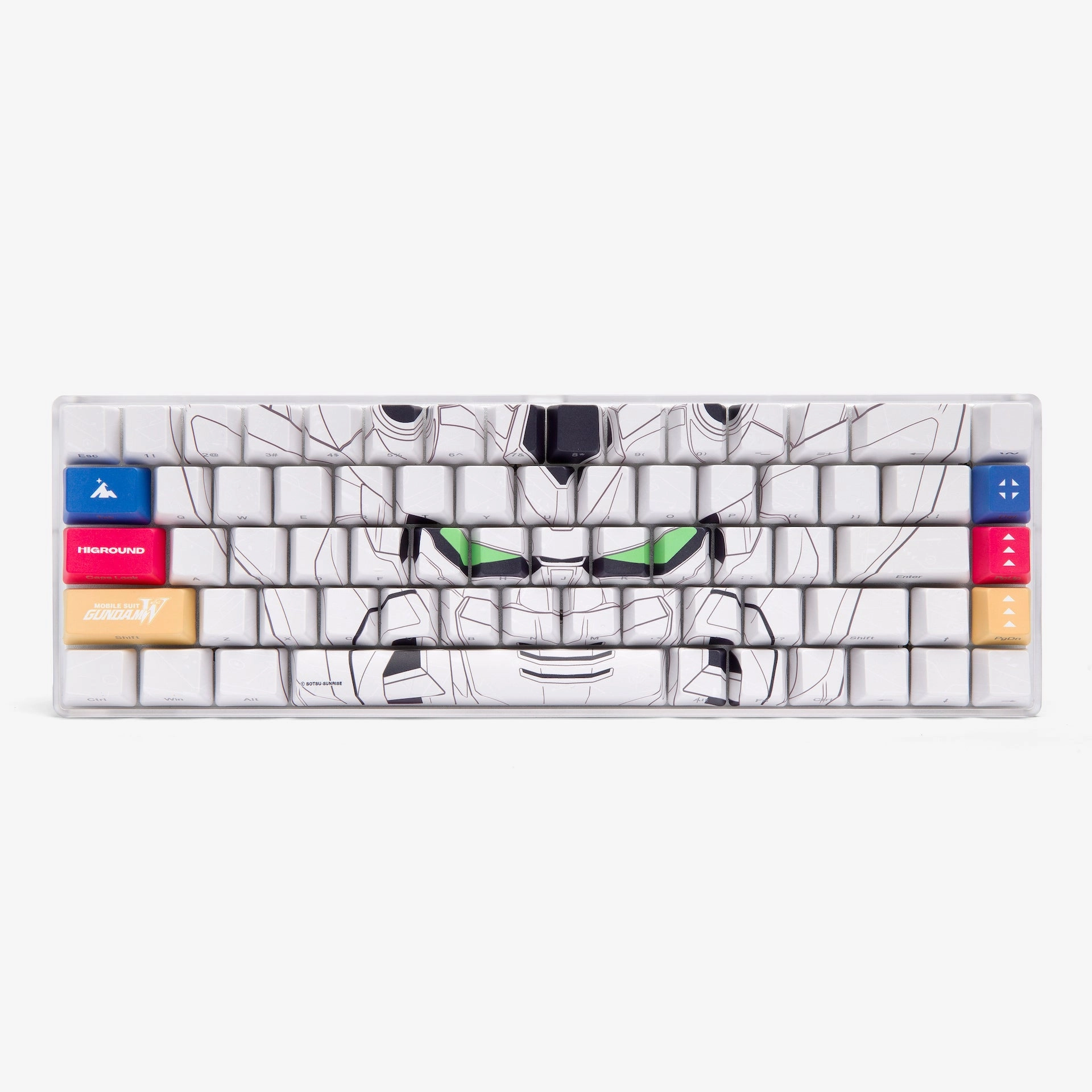User Profile Setup Gundam Basecamp 65 Keyboard - Admiral (White)