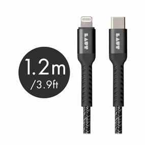 LINK TOUGH MATTER 1.2m/3.9ft USB C to Lightning Cable Minimal Form