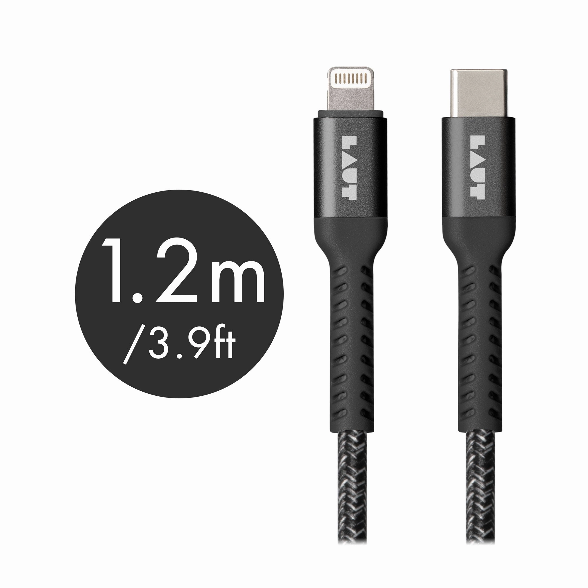 LINK TOUGH MATTER 1.2m/3.9ft USB C to Lightning Cable Minimal Form