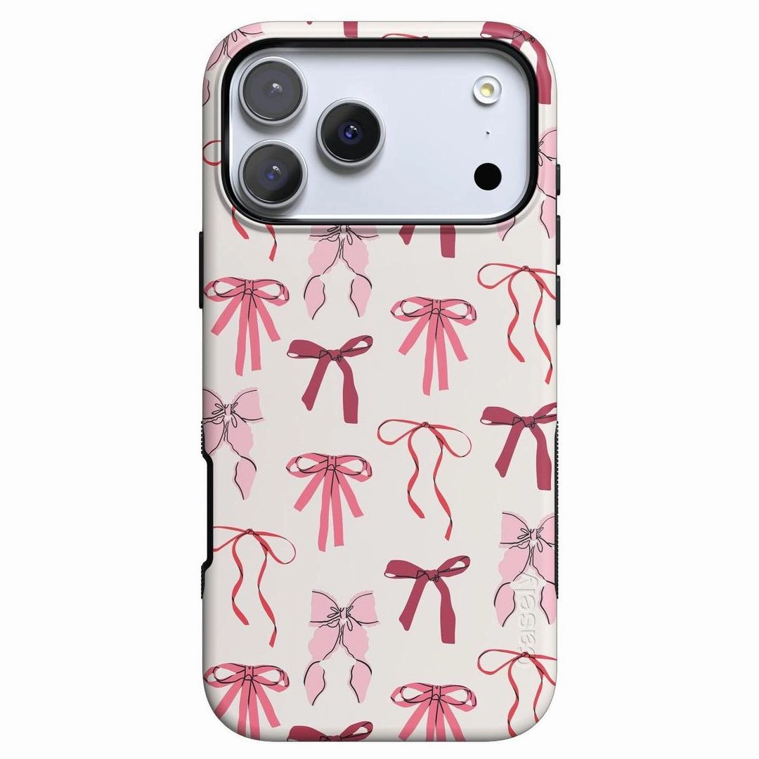 Protective Craft Lover Girlie | Pink Bows iPhone Case