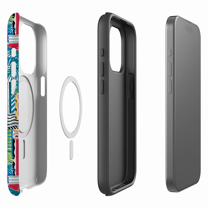 iPhone MagSafe Tough Case -  Cote D'Azur By Sarah Campbell Hybrid Look