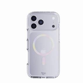 Matte Look Design Ultra light EvoCrystal Iridescent MagSafe - Apple iPhone 17 Pro Max Case - Iridescent