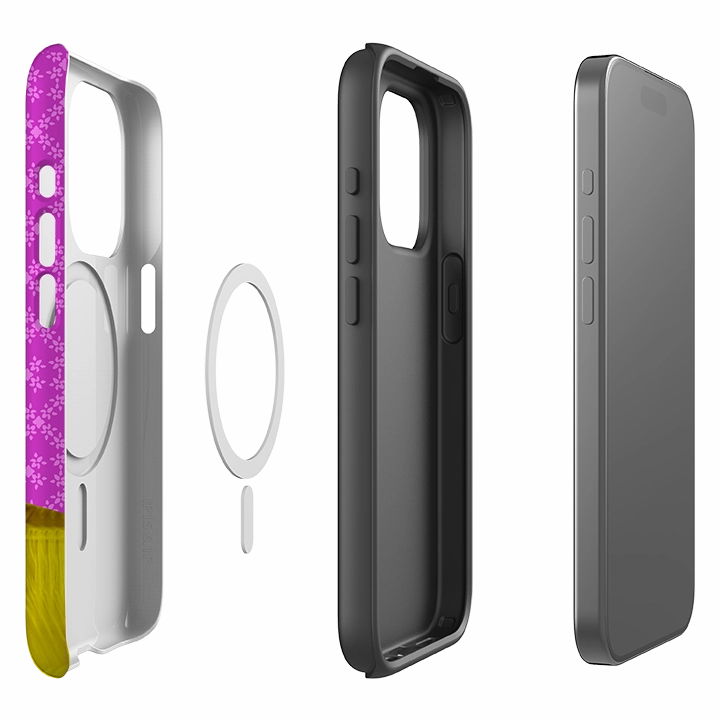 iPhone MagSafe Tough Case - Busy Making Magical  Sh-t Happen By Clare Jordan clean design