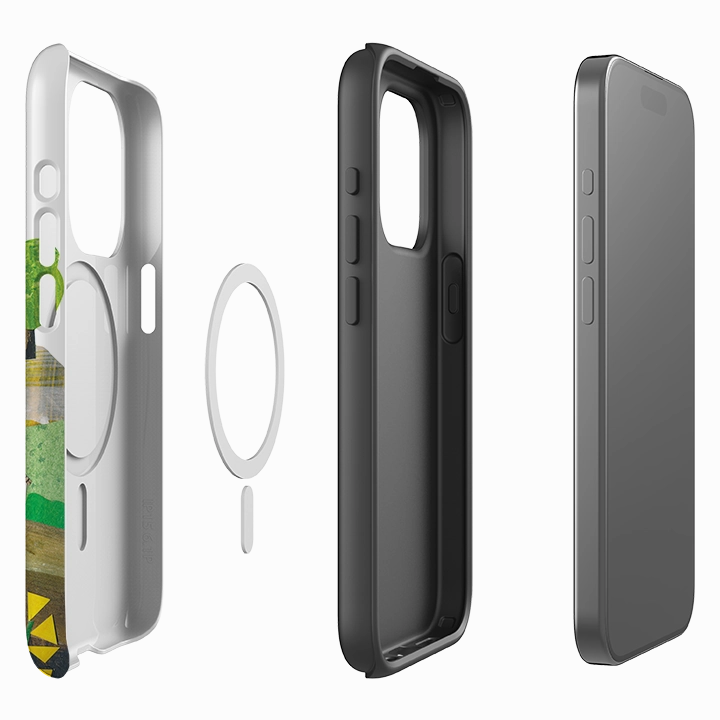 iPhone MagSafe Tough Case - Countryscape IV By Tracey English Soft Pattern Layer