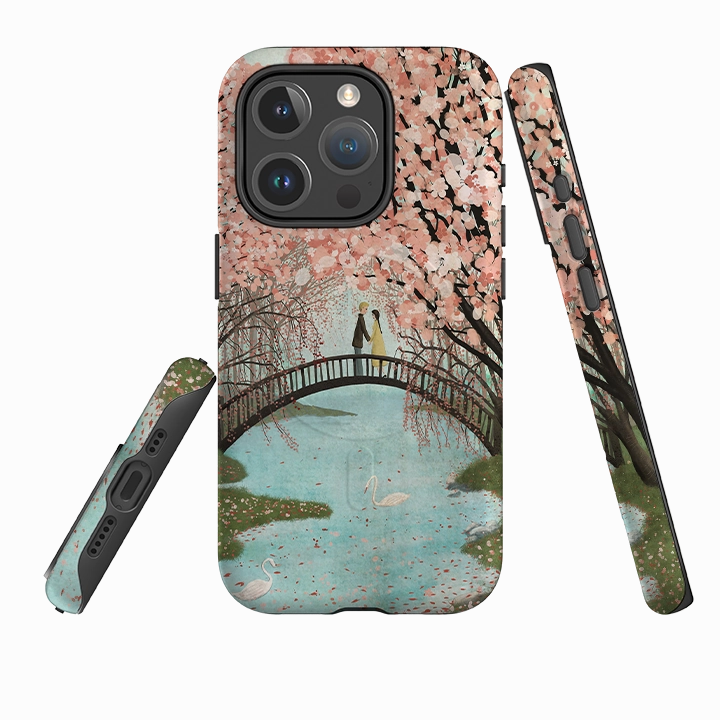 iPhone MagSafe Tough Case - Spring By Maja Lindberg Soft Look Texture