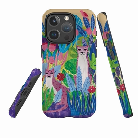 iPhone MagSafe Tough Case - Jungle By Tracey English Comfort Texture Fashion Accessory