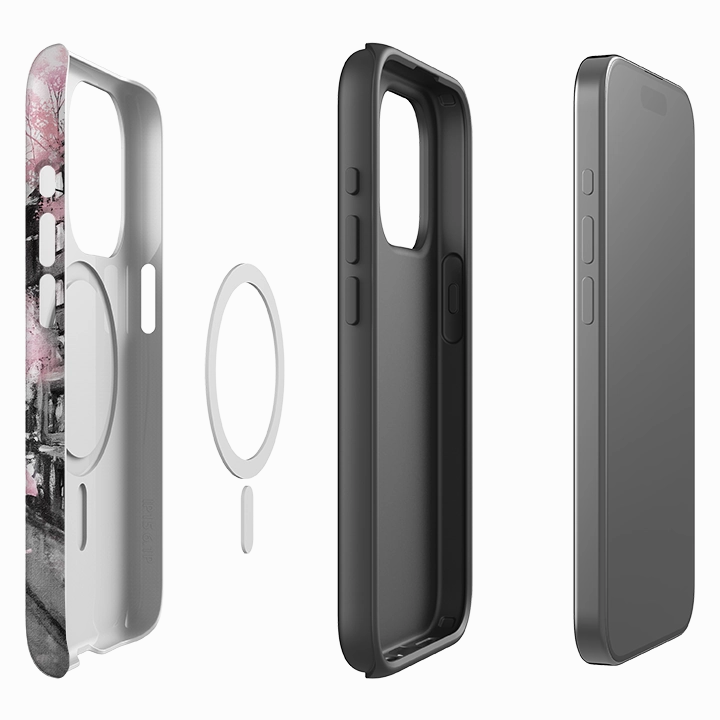 Elegant Pattern Design Stylish grip iPhone MagSafe Tough Case -  Paris