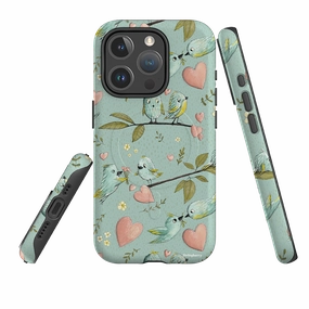 iPhone MagSafe Tough Case -  Love Is In The Air By Maja Lindberg Minimal Texture Layer