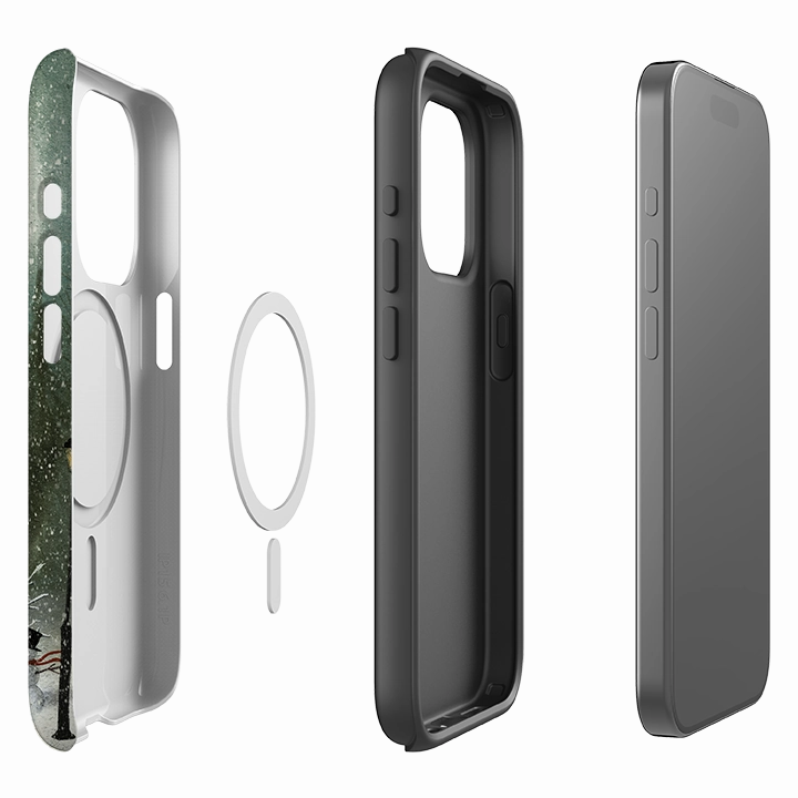 iPhone MagSafe Tough Case -  Night Before Christmas By Maja Lindberg Strong Frame Glossy Look