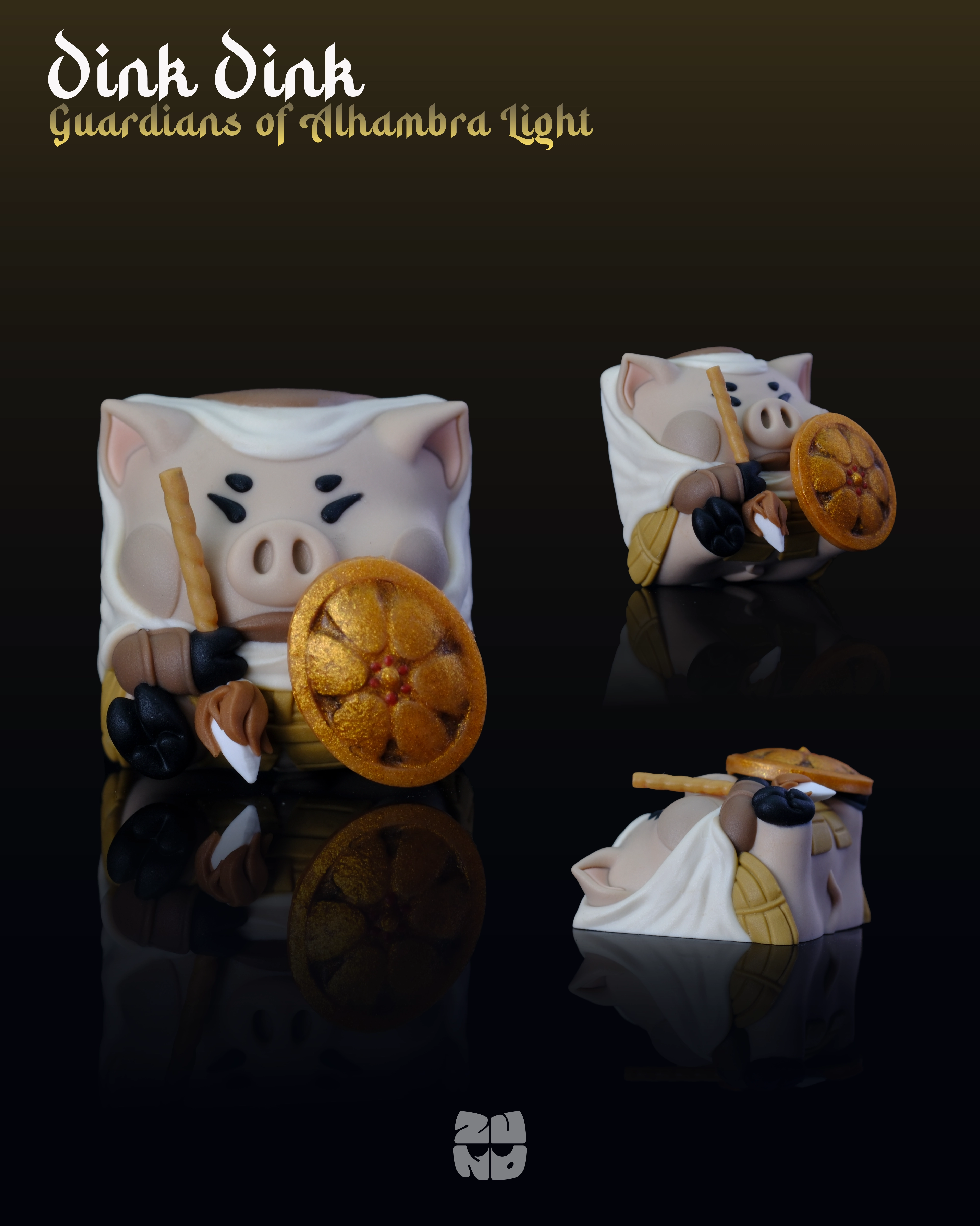 [GB] Toro and Friends Artisans - Guardians of Alhambra Gaming Efficiency Keys Fast Typing Keyboard