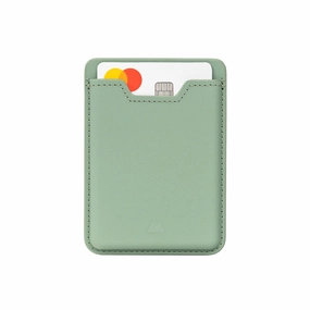 MagSafe? Compatible Card Wallet 2.0  Sage Green Slim Profile Minimalist Aesthetic