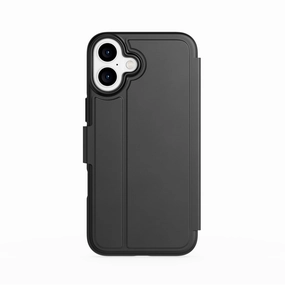 Durable Accessory Matte Detail EvoLite Wallet - Apple iPhone 16 Plus Case - Black