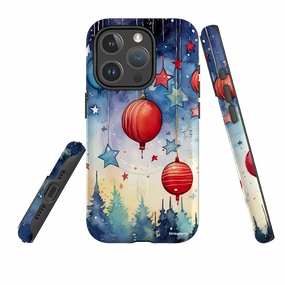 Soft Silicone Flexible Layer Design iPhone MagSafe Tough Case -  Bauble Forest