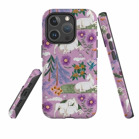 Colorful option iPhone MagSafe Tough Case -  Horse Pattern By Caroline Bonne Muller