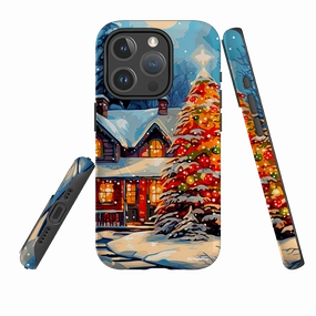 Vibrant Colors iPhone MagSafe Tough Case -  Cold In December