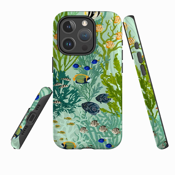 Soft Detail Layer iPhone MagSafe Tough Case - Coral Forest By Katherine Quinn