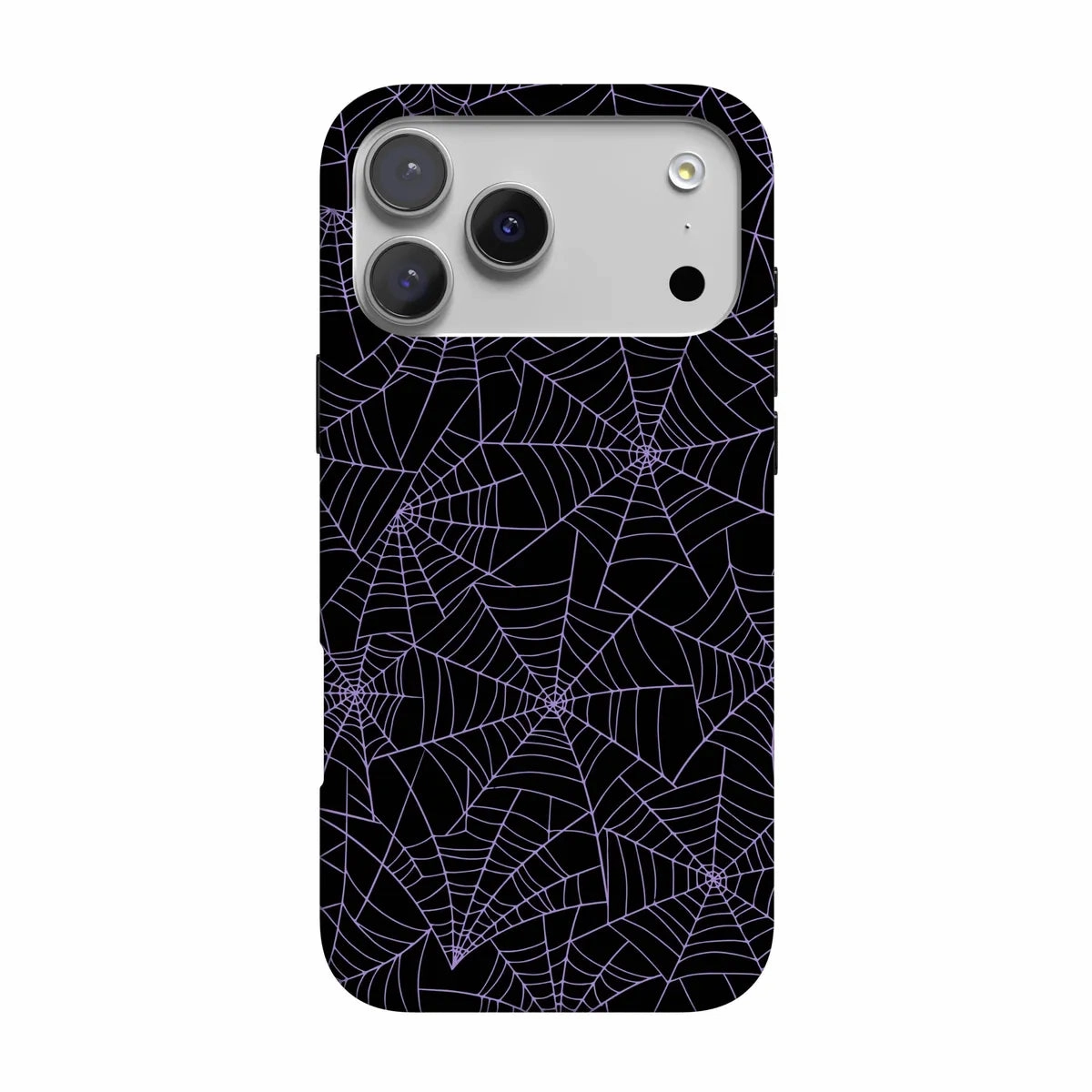 anti fingerprint Soft Finish Layer Midnight Web | Spider Web Case