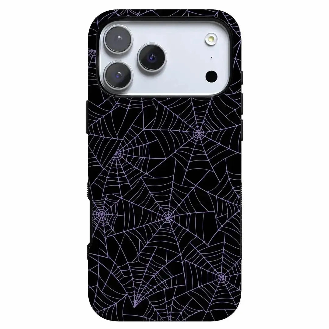 Midnight Web | Spider Web Case Soft Edge Texture Water shield
