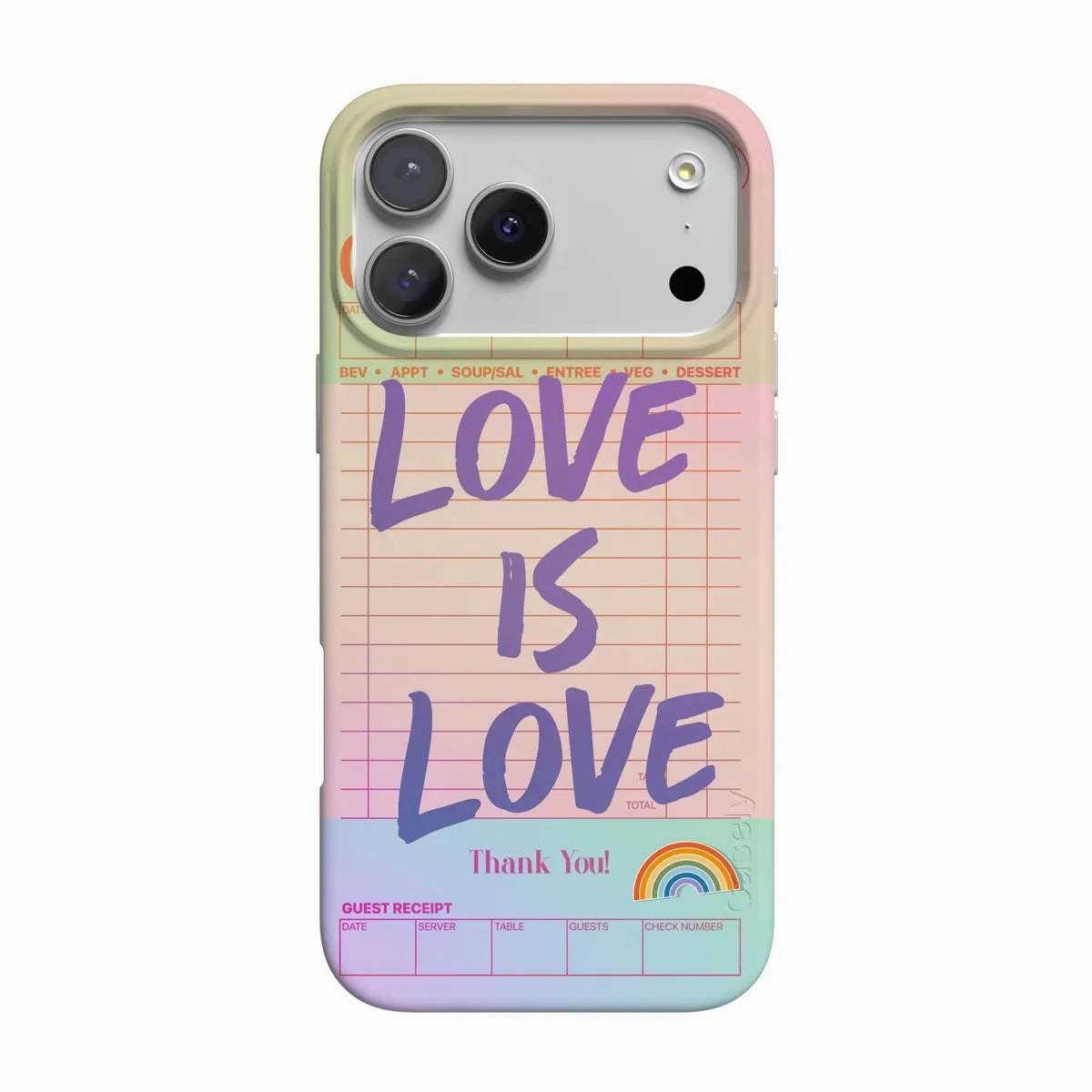 Love is Love | Guest Check Pride Case Smooth Finish Shock Absorbing