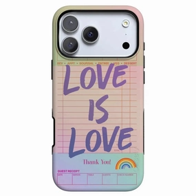 Love is Love | Guest Check Pride Case Matte Edge