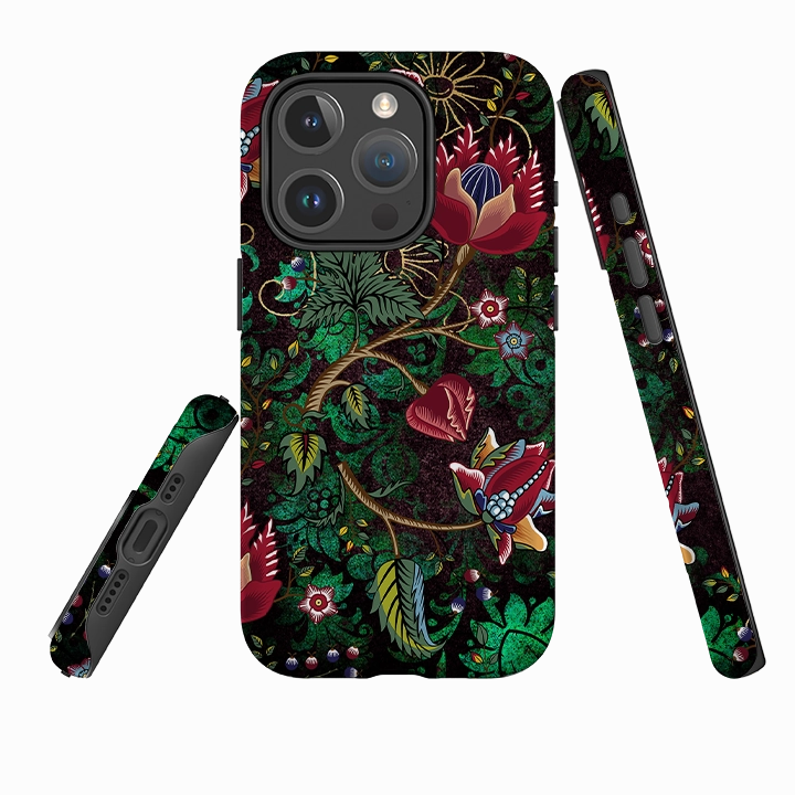 Soft Texture iPhone MagSafe Tough Case - Skelton Green