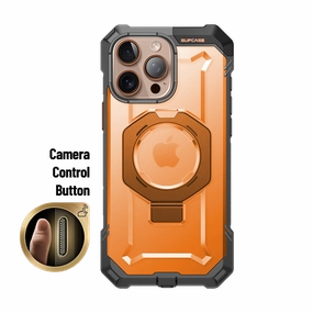 iPhone 16 Pro 6.3 inch UB Grip MagSafe Camera Control Button Phone Case-Magma Ergonomic grip Polished Edge