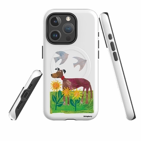 iPhone MagSafe Tough Case - Days Of Dogs I By Tracey English Subtle Touch