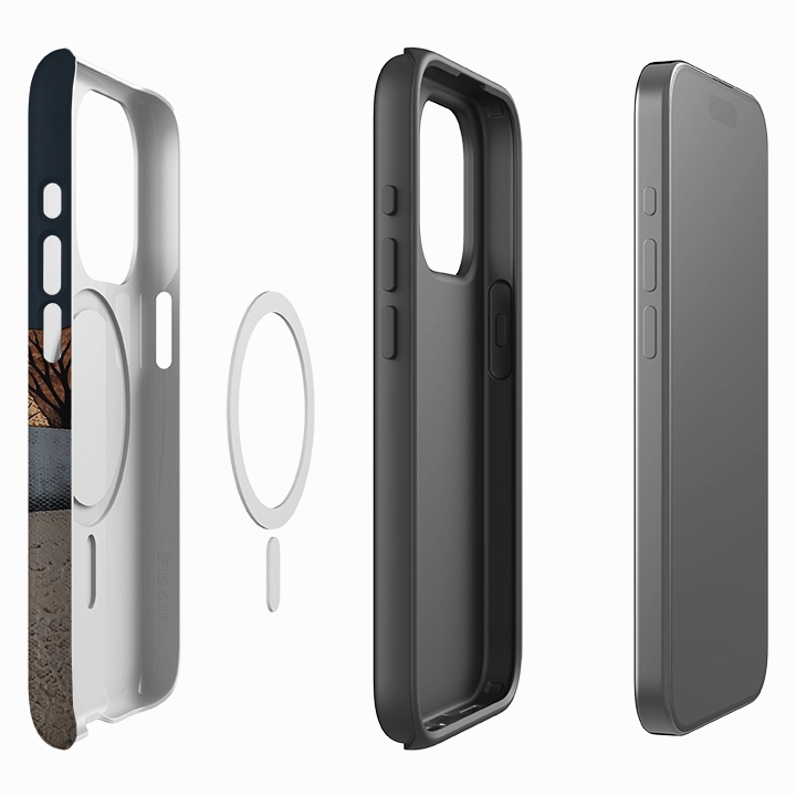 iPhone MagSafe Tough Case -  Nested Amongst The Trees By Natasha Newton Flexible Texture Hand Feel