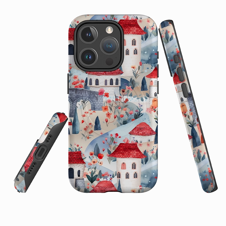 Gloss Finish Design Smooth Edges iPhone MagSafe Tough Case -  Old Town II