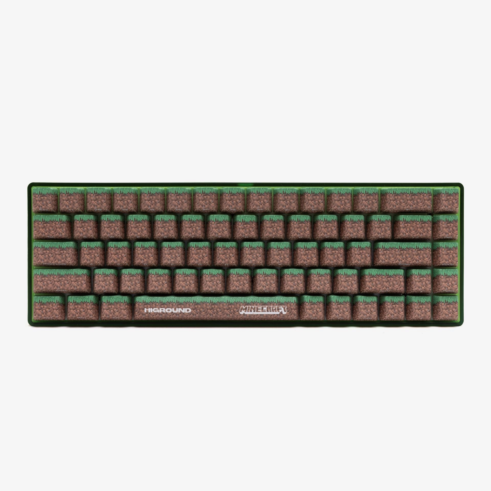 detachable cable HG x Minecraft Basecamp 65 Keyboard - Grass Block