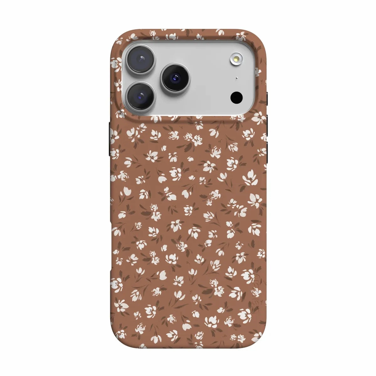 Mocha Meadow | Tiny Flowers Case Modern Pattern Comfort Fit
