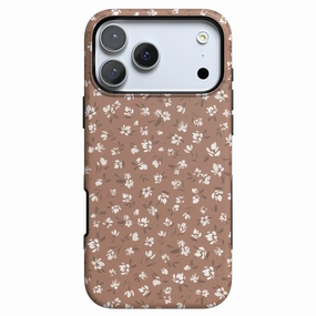 Mocha Meadow | Tiny Flowers Case Shock Proof Stylish Touch