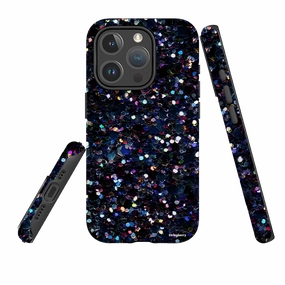 iPhone MagSafe Tough Case -  Night Sky by Kitty Joseph (Case does not glitter) Strong Outline Water shield