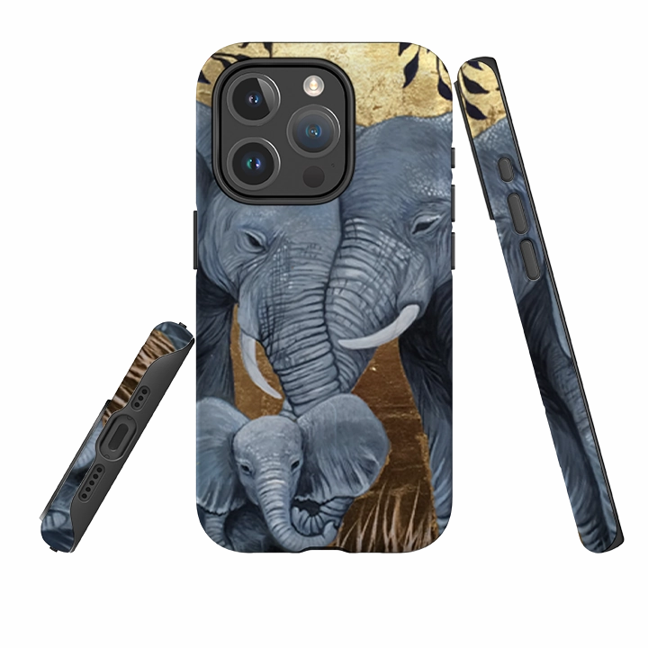 Matte Texture Layer Rugged Edge iPhone MagSafe Tough Case -  Family By Mia Underwood