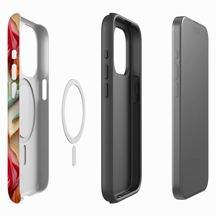 iPhone MagSafe Tough Case - The Hague Tulips Grip Enhanced