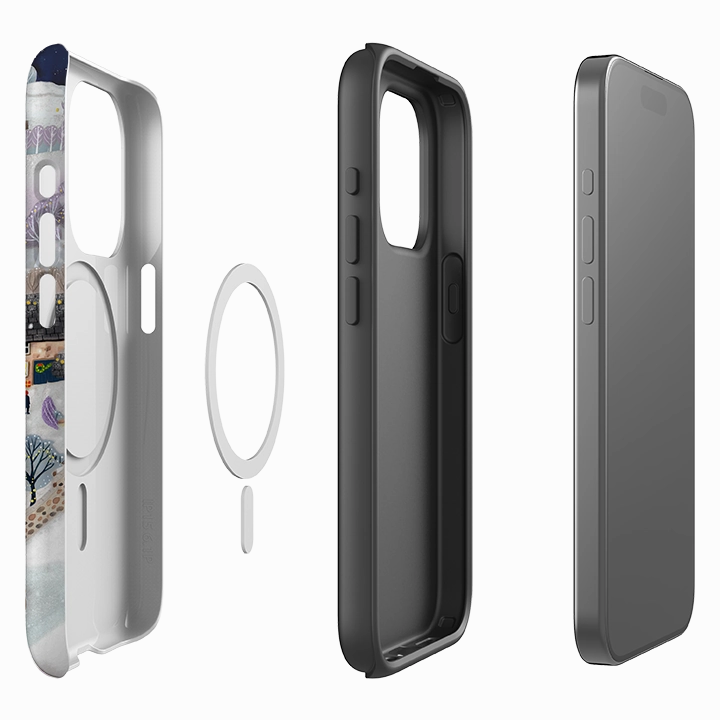 iPhone MagSafe Tough Case -  Advent Doves By Bex Parkin elegant design Modern Look Finish