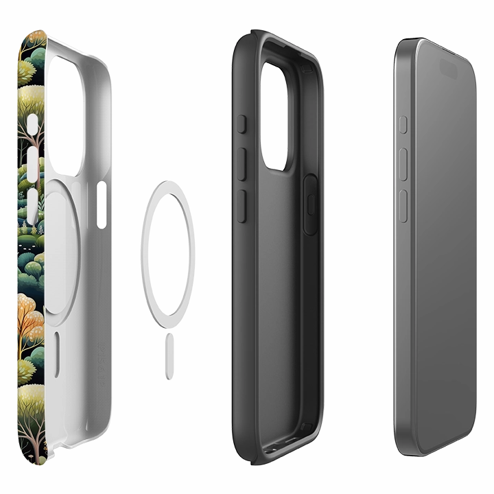 iPhone MagSafe Tough Case -  Black Forest Protective Gear Elegant Surface
