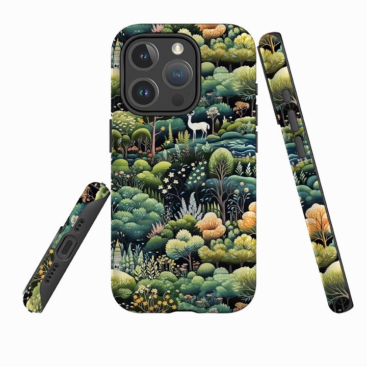 iPhone MagSafe Tough Case -  Black Forest Practical Look Hybrid Touch