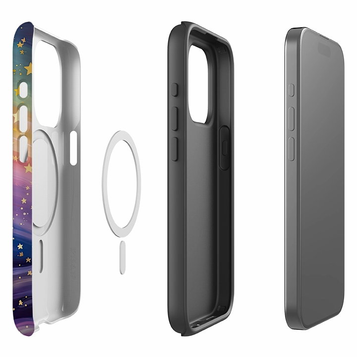 iPhone MagSafe Tough Case - Colour Galaxy II Sleek Feel