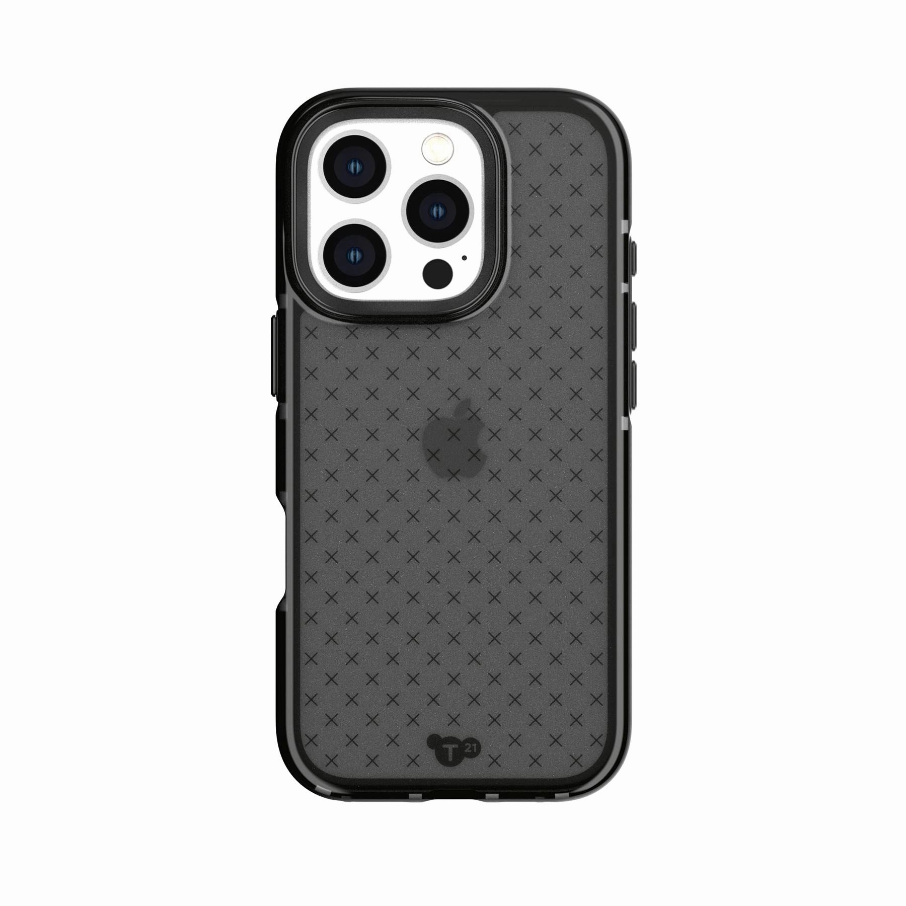 EvoCheck - Apple iPhone 16 Pro Case - Smokey Black Daily Carry Polished Finish Texture