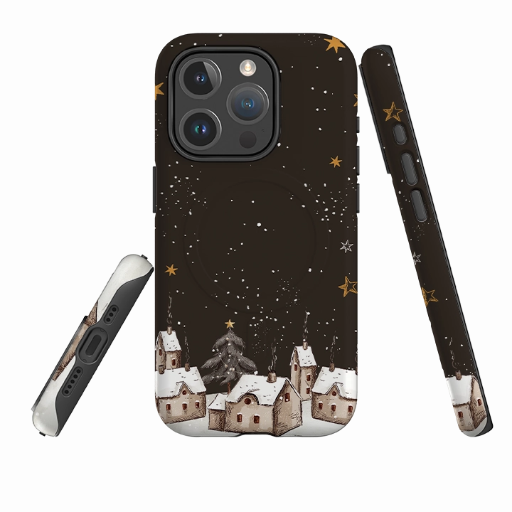 iPhone MagSafe Tough Case - Xmas Eve Rugged Detail Layer