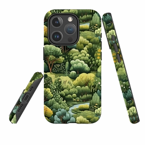 iPhone MagSafe Tough Case -  Palatinate Forest Premium Edge Design