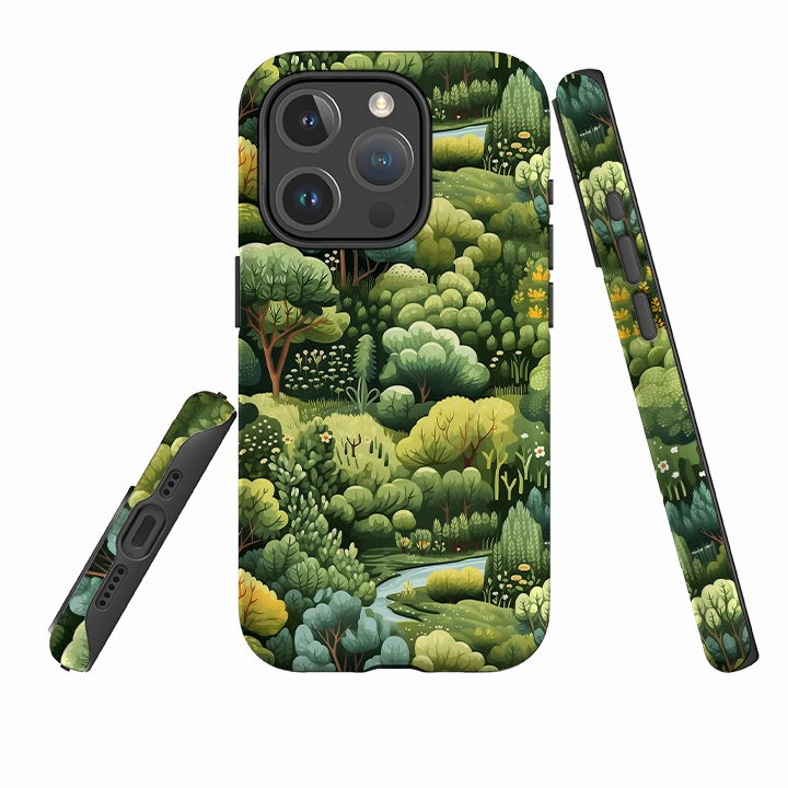 iPhone MagSafe Tough Case -  Palatinate Forest Premium Edge Design