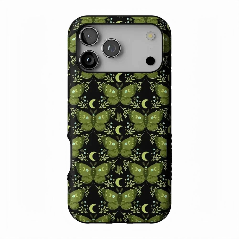 Mystic Moths | Green Twilight Case Classic Pattern