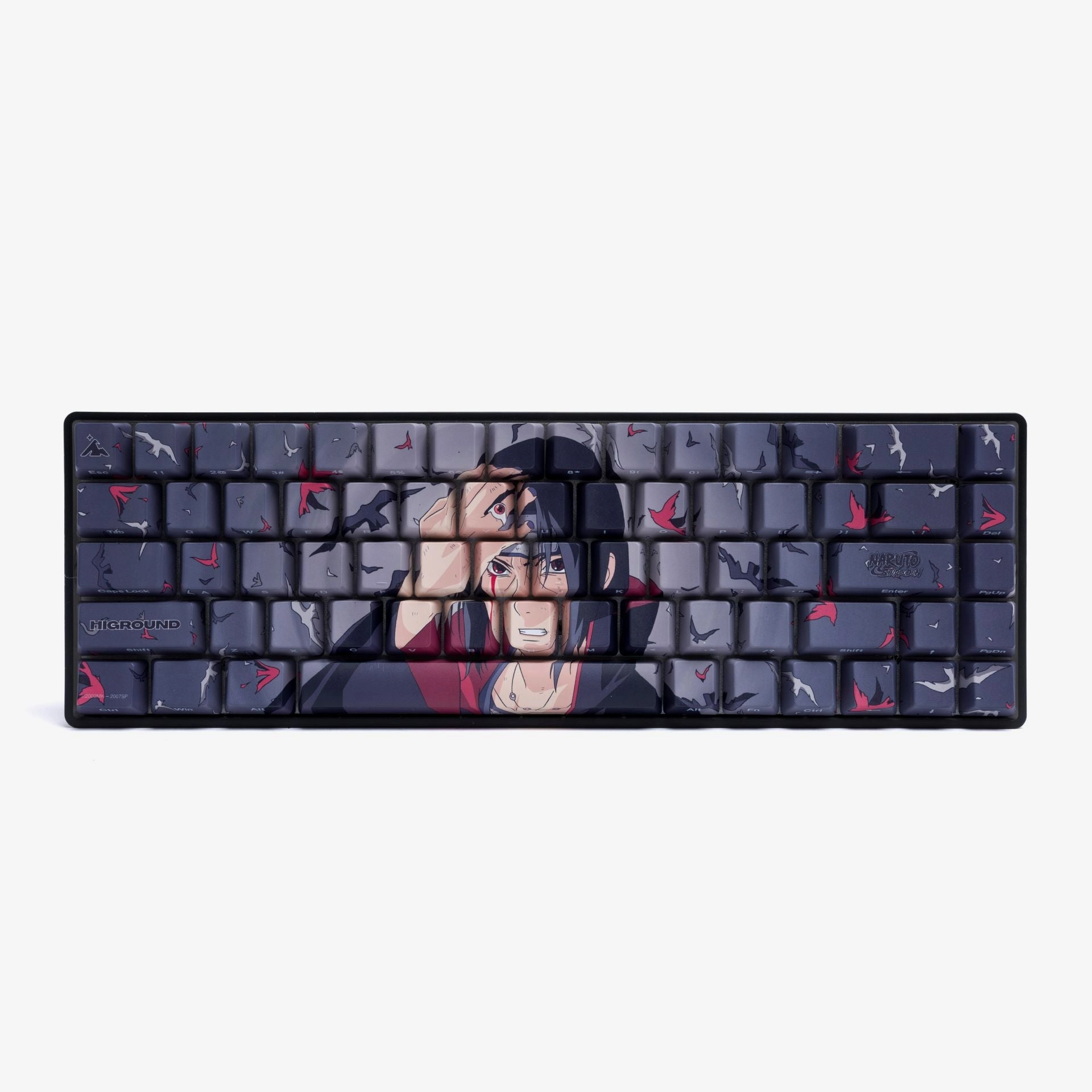 Gaming Desk Must-Have Mac User Keyboard Naruto x HG Basecamp 65HE Keyboard - Itachi