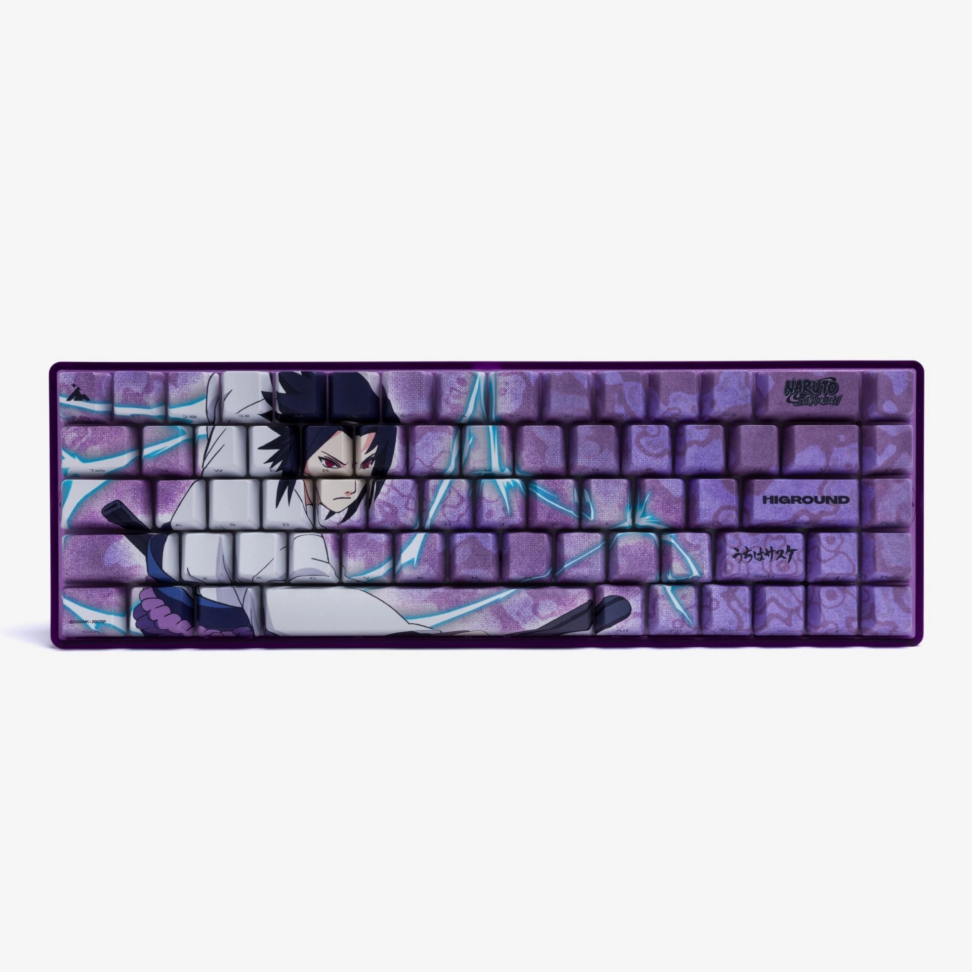 Naruto x HG Basecamp 65HE Keyboard - Sasuke Student Workspace Setup