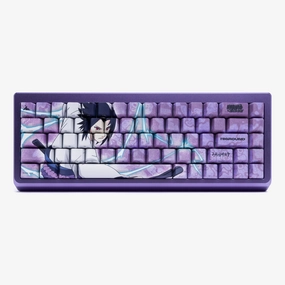 Naruto x HG Summit 65 Keyboard - Sasuke Lighting Presets Setup Ergonomic Split Keyboard