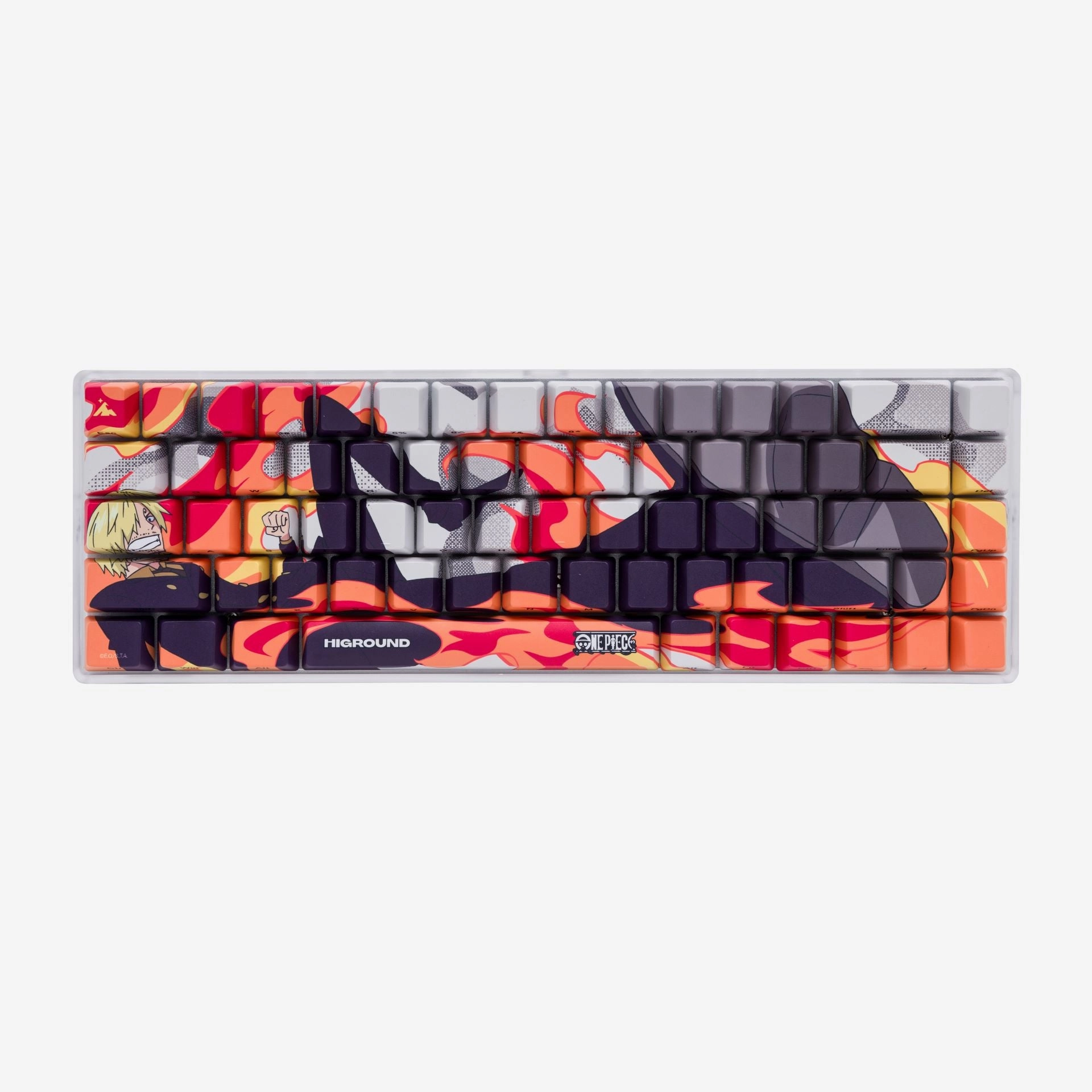 One Piece x HG Basecamp 65 Keyboard - Sanji Laptop Compatible Keyboard