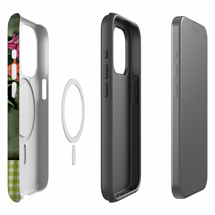 Protective Quality Minimal Finish iPhone MagSafe Tough Case - Fresias By Mary Stubberfield