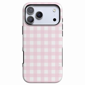 Durable Accessory Protective Look Pink Plaid | Sunday Best Case